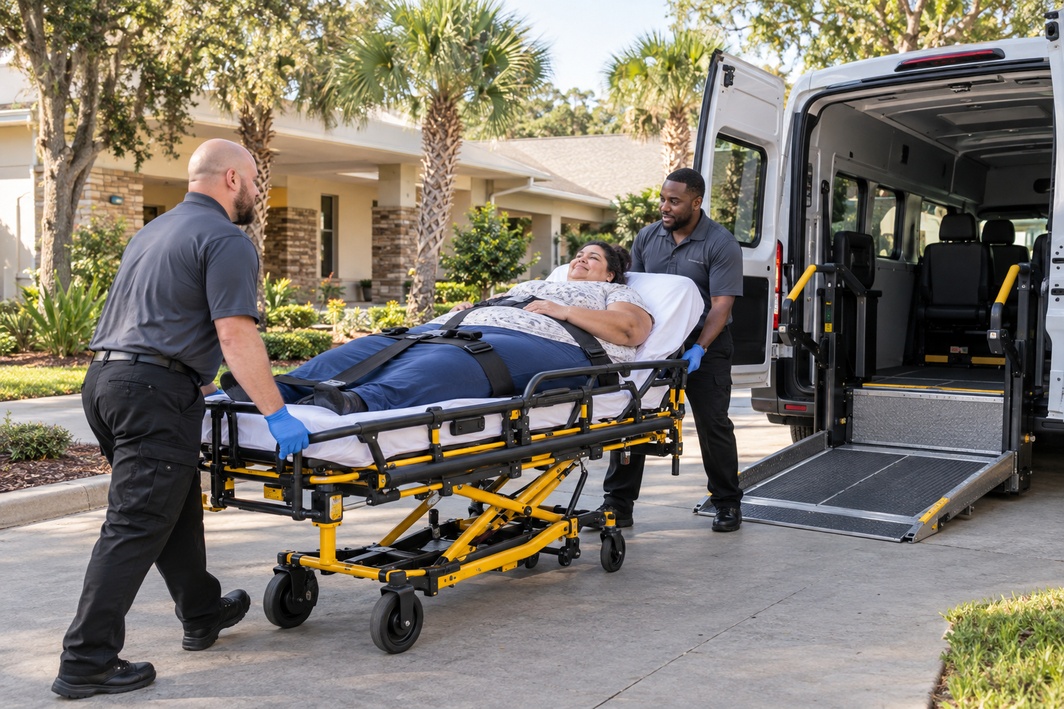 Arranging Safe Bariatric Stretcher Transport in Marion County for a Non-Emergency Transfer