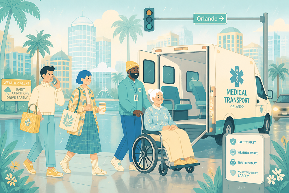 Medical Transport in Orlando Weather and Traffic Safety