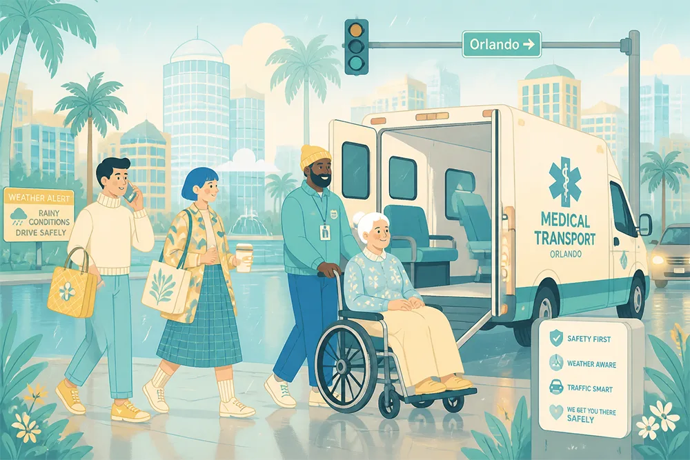 Medical Transport in Orlando Weather and Traffic Safety