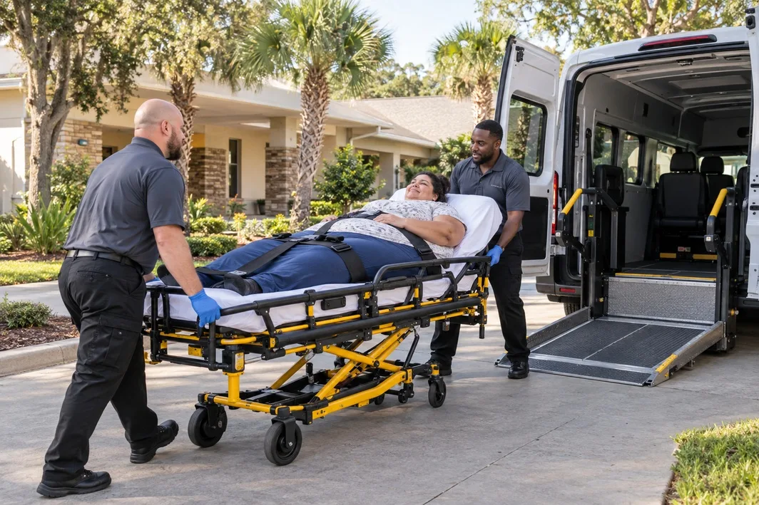 Arranging Safe Bariatric Stretcher Transport in Marion County for a Non-Emergency Transfer