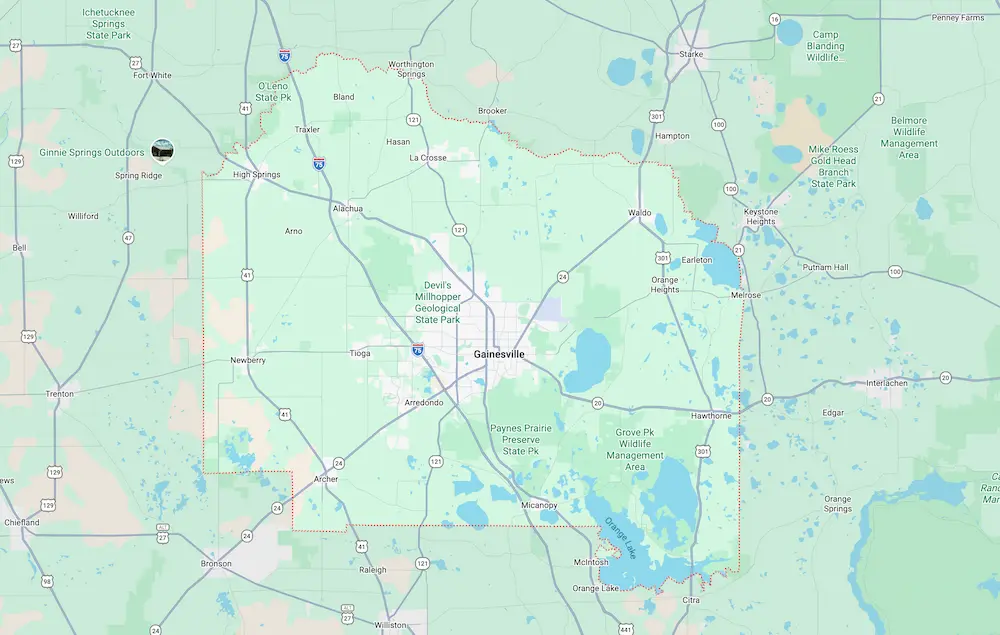 Alachua County Service Area