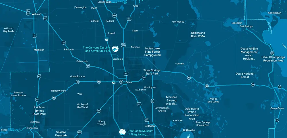 Marion County Area Map
